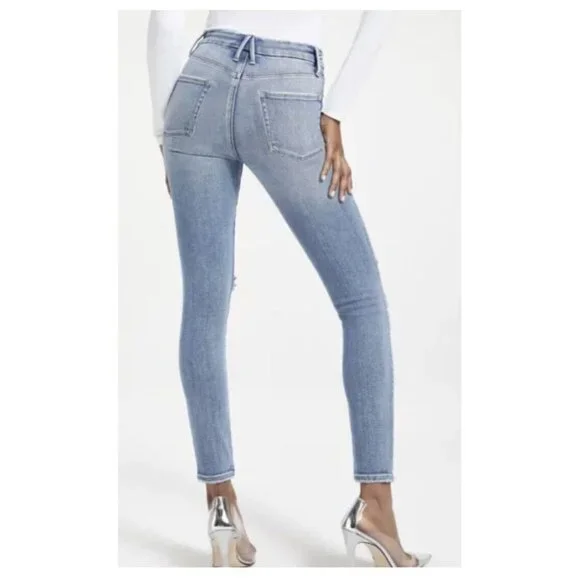 Good American Good Legs Indigo 094 Jeans Size 4/27 $149 NWTS NEW Inseam29” (Y1) - Picture 4 of 12